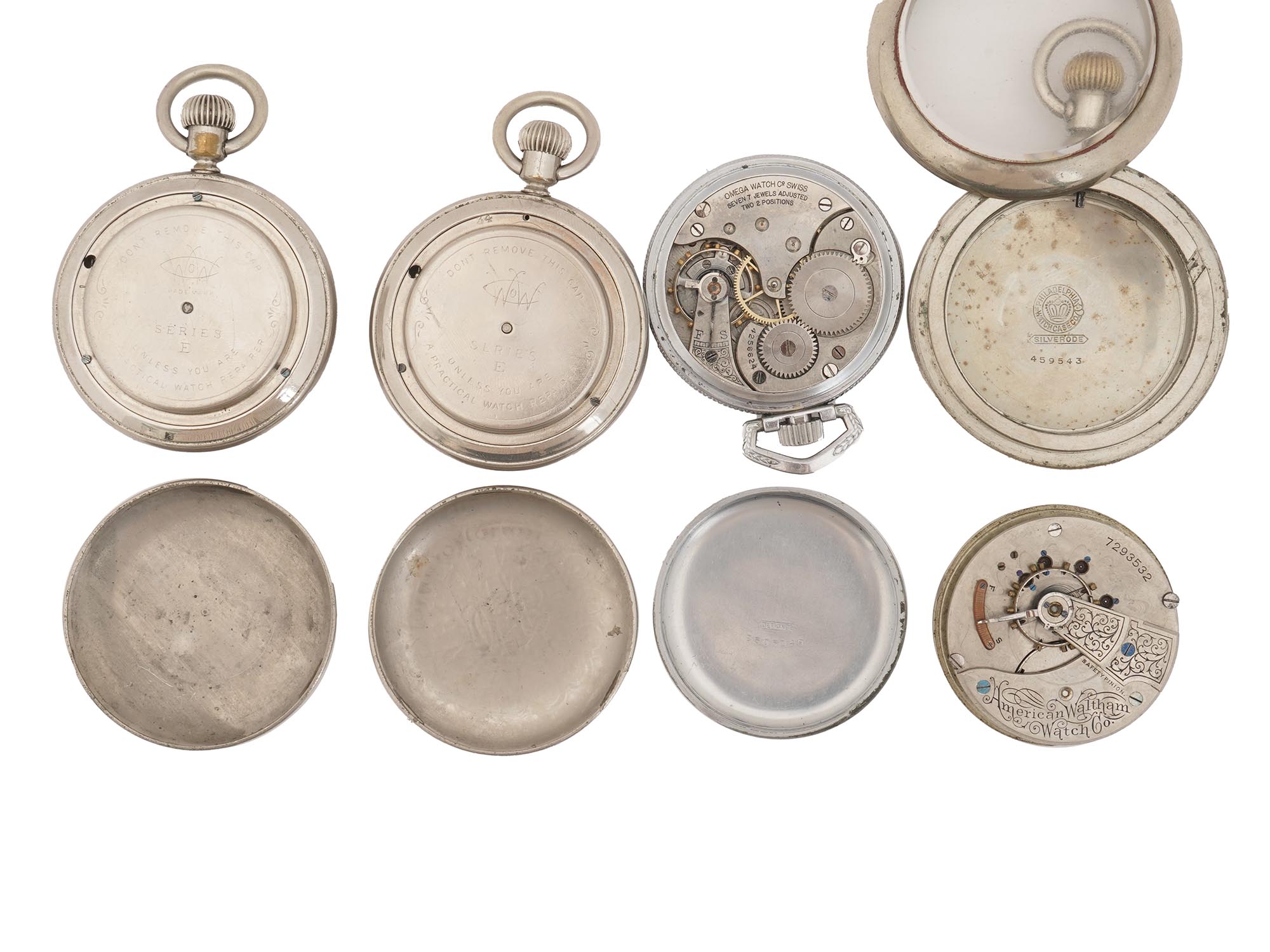 ANTIQUE AMERICAN POCKET WATCH COLLECTION PIC-4